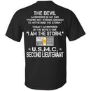 17- I Am The Storm - USMC Second Lieutenant CustomCat