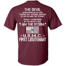 18- I Am The Storm - USMC First Lieutenant CustomCat