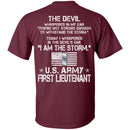 19- I Am The Storm - Army First Lieutenant CustomCat