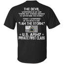 2- I Am The Storm - Army Private First Class CustomCat