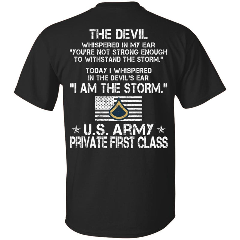 2- I Am The Storm - Army Private First Class CustomCat