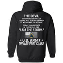 2- I Am The Storm - Army Private First Class CustomCat