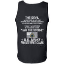 2- I Am The Storm - Army Private First Class CustomCat