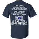 2- I Am The Storm - US Air Force Airman First Class CustomCat