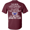 2- I Am The Storm - US Air Force Airman First Class CustomCat