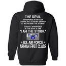 2- I Am The Storm - US Air Force Airman First Class CustomCat