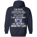 2- I Am The Storm - US Air Force Airman First Class CustomCat