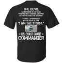 20- I Am The Storm - US Coast Guard Commander CustomCat