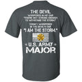 21- I Am The Storm - Army Major CustomCat