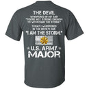 21- I Am The Storm - Army Major CustomCat