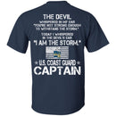 21- I Am The Storm - US Coast Guard Captain CustomCat