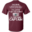 21- I Am The Storm - US Coast Guard Captain CustomCat