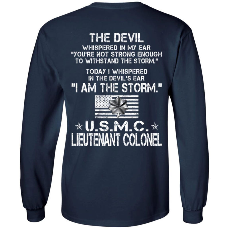 21- I Am The Storm - USMC Lieutenant Colonel CustomCat