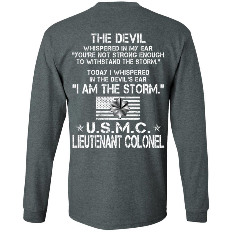 21- I Am The Storm - USMC Lieutenant Colonel CustomCat