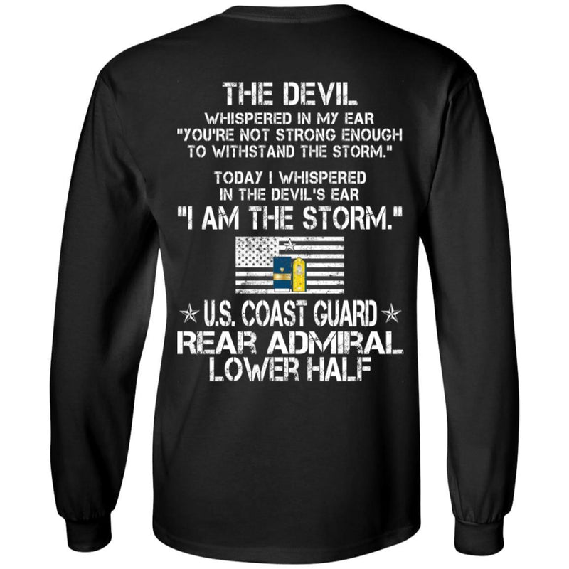 22- I Am The Storm - US Coast Guard Rear Admiral Lower Half CustomCat