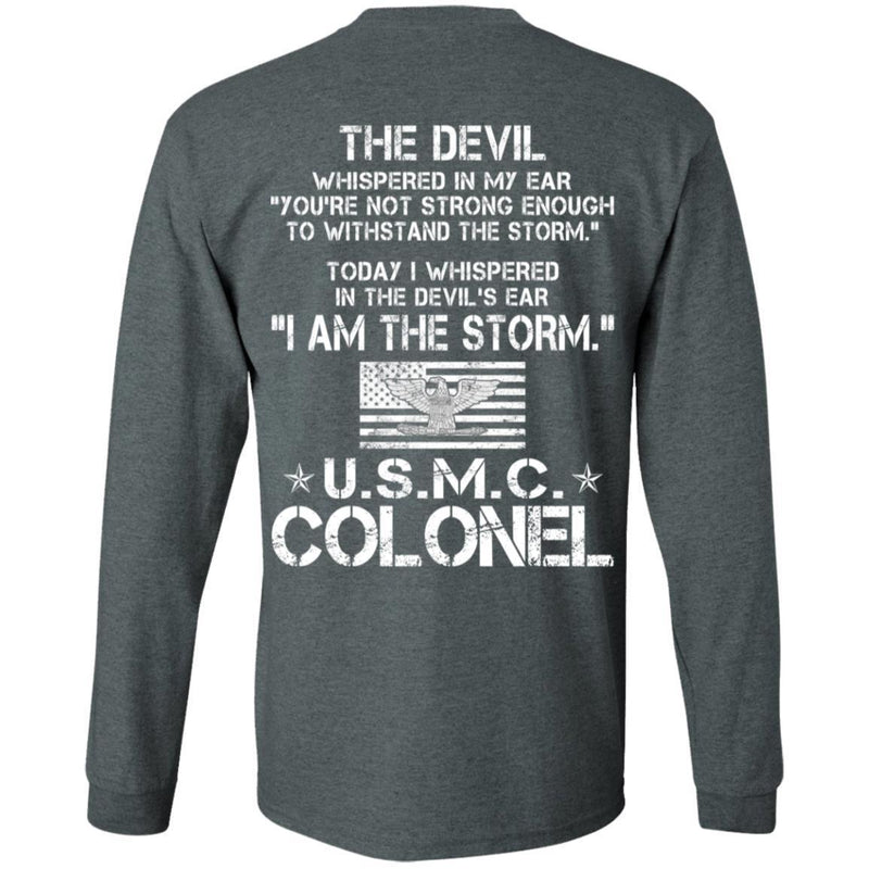 22- I Am The Storm - USMC Colonel CustomCat