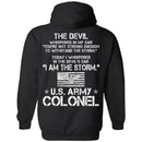23- I Am The Storm - Army Colonel CustomCat