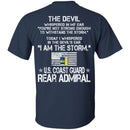 23- I Am The Storm - US Coast Guard Rear Admiral CustomCat