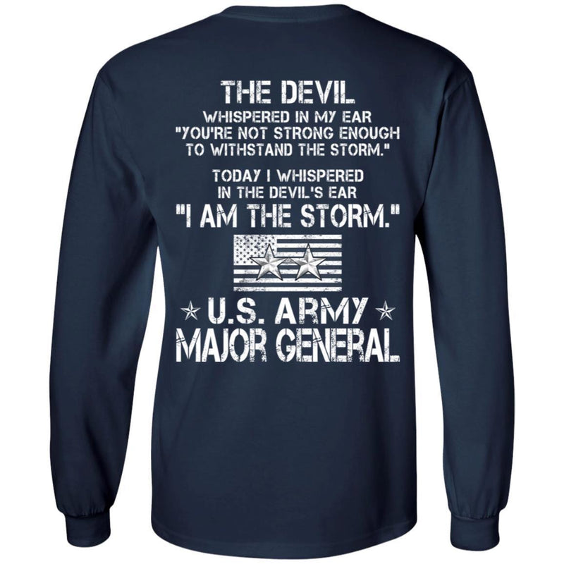 25- I Am The Storm - Army Major General CustomCat