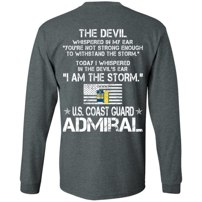 25- I Am The Storm - US Coast Guard Admiral CustomCat