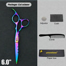 5.5"/6" Professional Hairdressing Scissors Barber Cutting & Thinning Scissors Rainbow Shears My Soul And Spirit-SU
