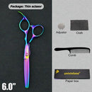 5.5"/6" Professional Hairdressing Scissors Barber Cutting & Thinning Scissors Rainbow Shears My Soul And Spirit-SU