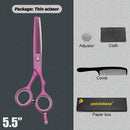 5.5"/6" Professional Hairdressing Scissors Barber Cutting & Thinning Scissors Rainbow Shears My Soul And Spirit-SU