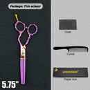 5.5"/6" Professional Hairdressing Scissors Barber Cutting & Thinning Scissors Rainbow Shears My Soul And Spirit-SU