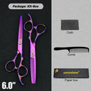 5.5"/6" Professional Hairdressing Scissors Barber Cutting & Thinning Scissors Rainbow Shears My Soul And Spirit-SU