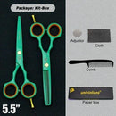 5.5" Black Professional Hair Cutting Scissors And Thinning Hair Shears Barber Scissors My Soul And Spirit-SU