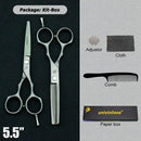 5.5" Black Professional Hair Cutting Scissors And Thinning Hair Shears Barber Scissors My Soul And Spirit-SU