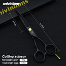 5.5" Black Professional Hair Cutting Scissors And Thinning Hair Shears Barber Scissors My Soul And Spirit-SU