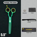 5.5" Black Professional Hair Cutting Scissors And Thinning Hair Shears Barber Scissors My Soul And Spirit-SU
