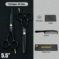 5.5" Black Professional Hair Cutting Scissors And Thinning Hair Shears Barber Scissors My Soul And Spirit-SU
