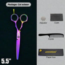 5.5" Black Professional Hair Cutting Scissors And Thinning Hair Shears Barber Scissors My Soul And Spirit-SU