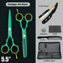 5.5" Black Professional Hair Cutting Scissors And Thinning Hair Shears Barber Scissors My Soul And Spirit-SU