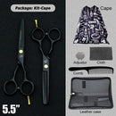 5.5" Black Professional Hair Cutting Scissors And Thinning Hair Shears Barber Scissors My Soul And Spirit-SU
