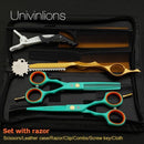 5.5" Hair Cut Scissors & Comb Set For Hairstylist My Soul & Spirit