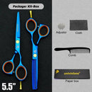 5.5" Japanese Hair Cutting Shears Professional Hair Scissors Razor Hairdressing Scissors Hairdresser Barber Scissors Coiffeur My Soul And Spirit