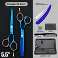 5.5" Japanese Hair Cutting Shears Professional Hair Scissors Razor Hairdressing Scissors Hairdresser Barber Scissors Coiffeur My Soul And Spirit