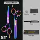 5.5" Japanese Hair Cutting Shears Professional Hair Scissors Razor Hairdressing Scissors Hairdresser Barber Scissors Coiffeur My Soul And Spirit