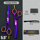 5.5" Japanese Hair Cutting Shears Professional Hair Scissors Razor Hairdressing Scissors Hairdresser Barber Scissors Coiffeur My Soul And Spirit