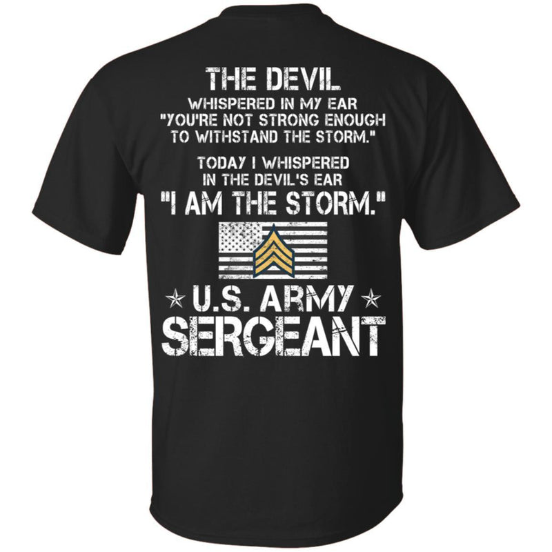5- I Am The Storm - Army Sergeant CustomCat