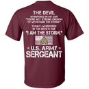 5- I Am The Storm - Army Sergeant CustomCat