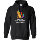 50 Dog 50 Unicorn 100 Magic Funny Tshirt For Dog Lovers CustomCat