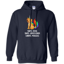 50 Dog 50 Unicorn 100 Magic Funny Tshirt For Dog Lovers CustomCat