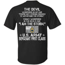 I Am The Storm - Army Sergeant First class