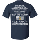 7- I Am The Storm - Army Sergeant First class CustomCat