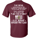 7- I Am The Storm - Army Sergeant First class CustomCat