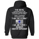 7- I Am The Storm - US Air Force Senior Master Sergeant CustomCat